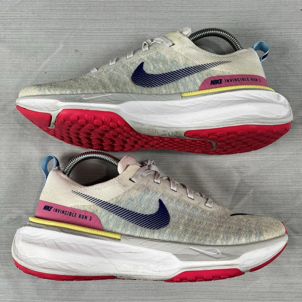 Nike ZoomX Invincible Flyknit 3 Women’s Size 9.5 White Running Shoes DR2660-105